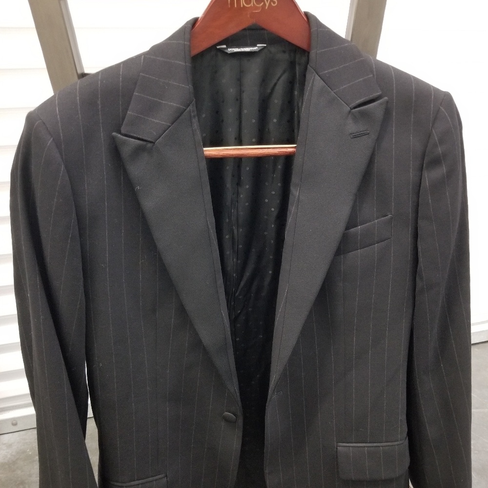 Dolce& Gabbana tuxedo coat.